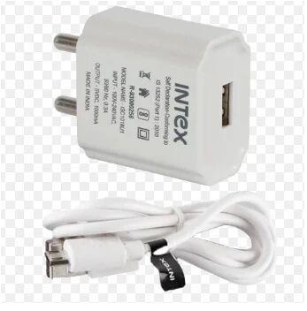 Plastic Intex Mobile Charger, Color : White