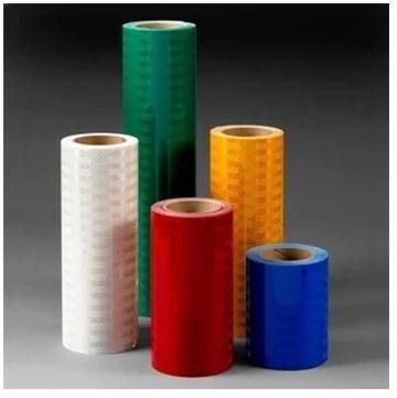 Round Reflective Stickers, Color : Red, Blue, Yellow, Green, White