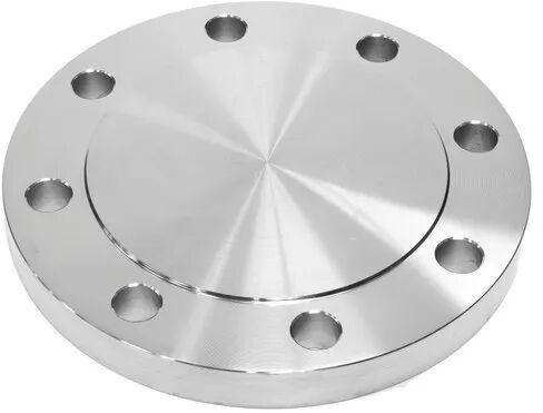 Round Stainless Steel Blind Flange, for Industrial, Packaging Type : Box