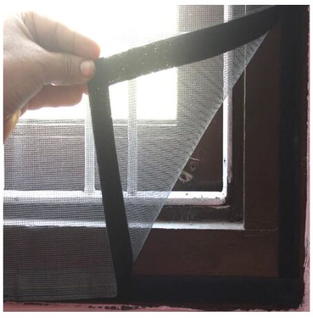 Black Nylon Fiberglass Mosquito Net, For Window