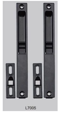 Black Aluminium Starlock Conceal Lock, for Aluminum Window, Size : 160 X 46 mm