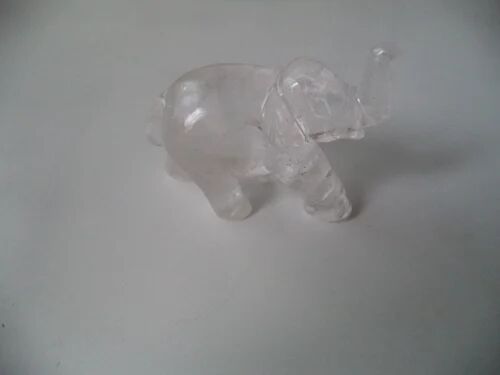 Crystal Elephant Figure