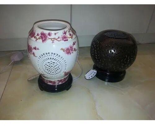 Round Ceramic Aroma Diffuser, Size : 17 Cm x 13 CM x 17 CM