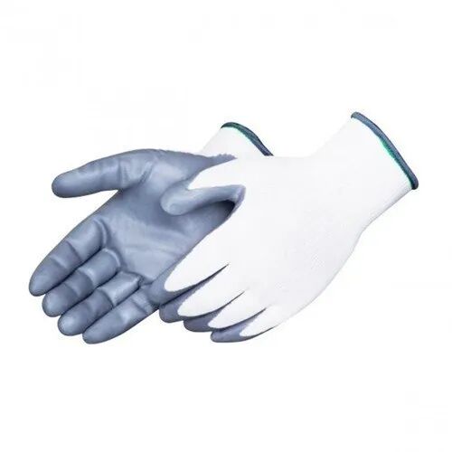 Plain PU safety gloves, Size : 10 Inch