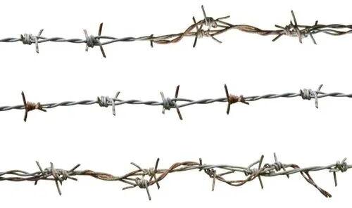 Iron Barbed Wire Fence, Surface Treatment : Galvanized