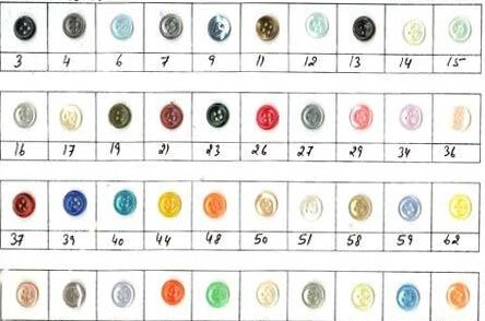 Colored Polyester Button
