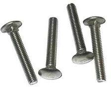 Silver Stainless Steel Carriage Head Bolt