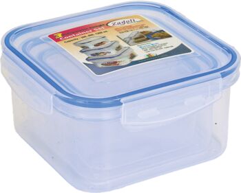 Plastic Sealed airtight container, Size : 300, 600, 1200ml