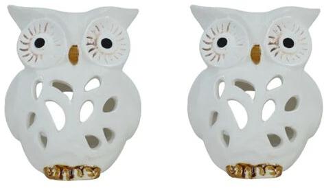 Ceramic Owl Tealight