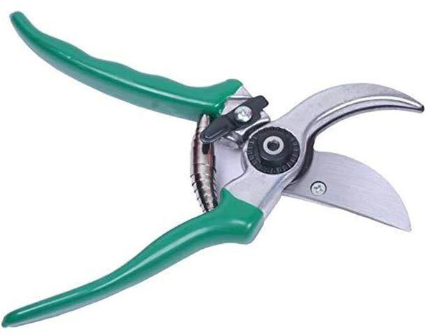 Heavy Duty Bypass Forged Pruner, Color : Silver Green
