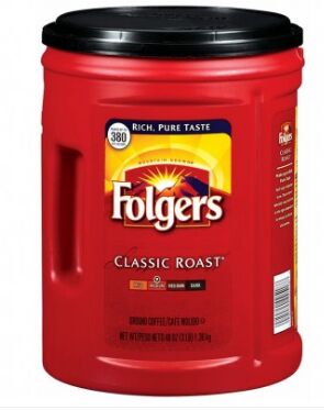 FOLGERS COFFEE RED