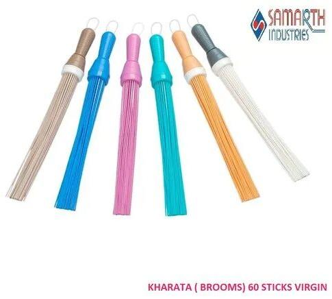 Plastic Kharata Broom, Packaging Type : Carton Box