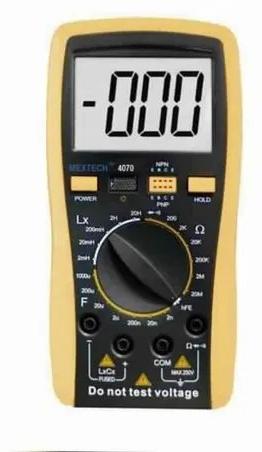 6-9vdc Plastic 100-200gm Lcr Meter, For Indsustrial Usage, Laboratory, Display Type : Digital