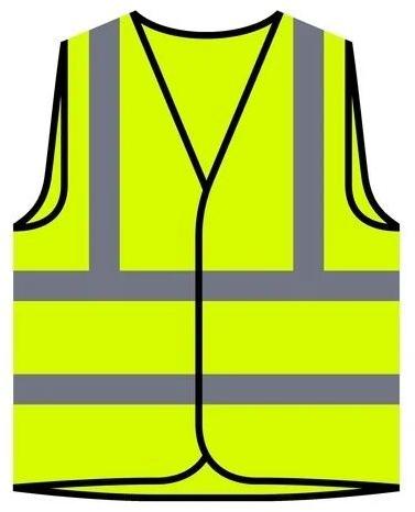 Plain Safety Jacket, Size : Large