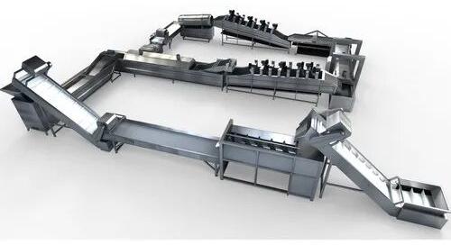 Fully Automatic Potato Chips Line, Capacity : 200, 300, 500 Kg Hr