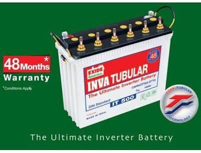 Exide Inva Tubular Battery