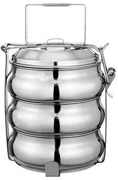Stainless Steel Belly Tiffin Box, for Office, Capacity : 800 ml to 4000 ml
