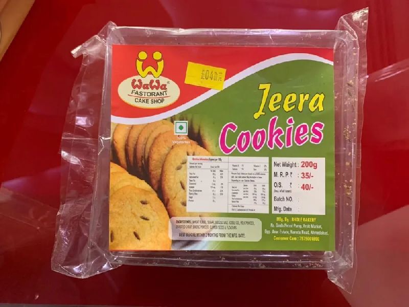 Jeera Cookies, Packaging Type : Packet