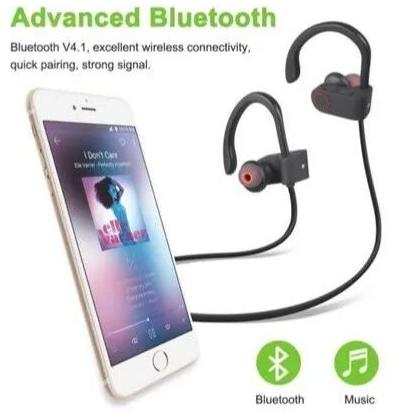 Wireless Headphone, Color : Black