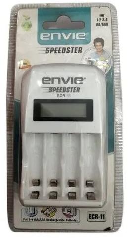 Rechargeable Battery Charger, Color : White