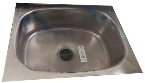 Rectangle Stainless Steel Kitchen Sink, Color : Silver