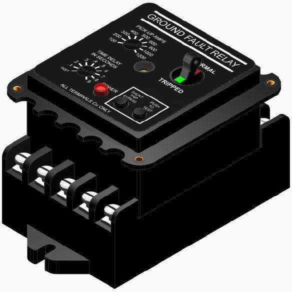 Ground fault relay, Color : Black or Customized