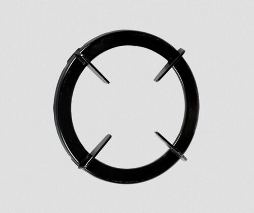 Mild Steel Round Pan Support, Color : Black
