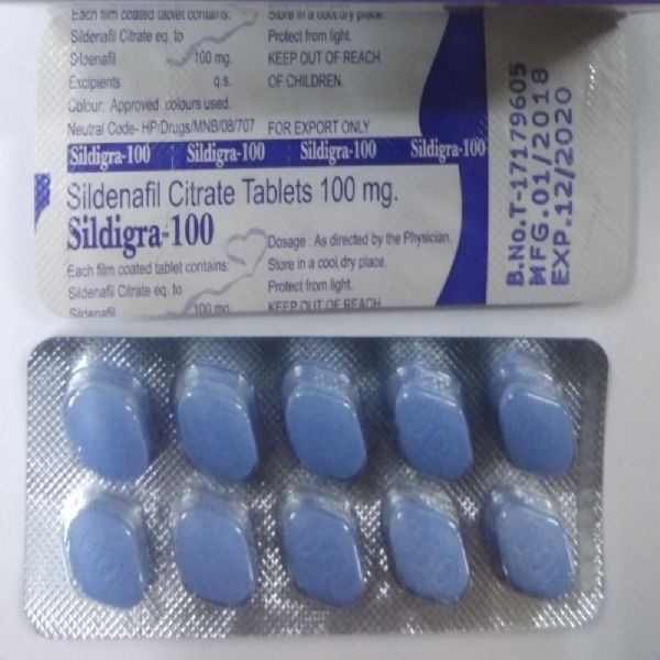 SILDIGRA 100 MG, Form : Tablet at Rs 75 / Strips in Mumbai