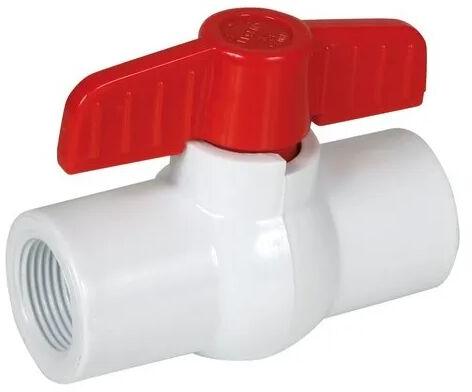 Pvc ball valve, Color : Red White