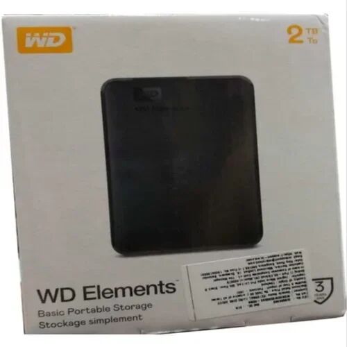 Metal Wd Element Hard Disk, Storage Capacity : 2 TB