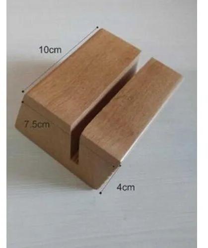 Wood Visiting Card Holders, Size : 10 X 7.5 X 4 Cm