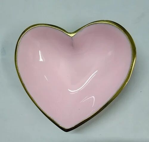 Heart shape Aluminum  Aluminum Serving Tray, Size : 5x6 cm