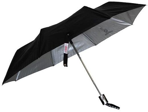 Nylon Silver Fabric 3 Fold Umbrella, Gender : Unisex