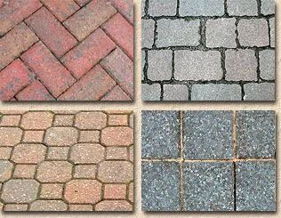 Multicolor Square Concrete Pavers