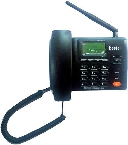 Plastic Beetel Landline Phone, Color : Black