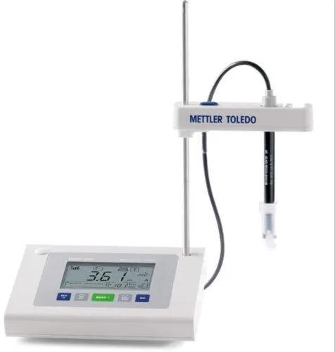 Automatic LCD pH Meter Mettler, Color : White