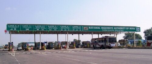 Steel Toll Plaza Structure