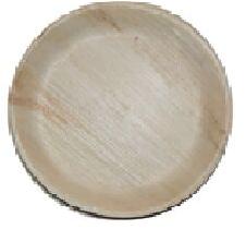 8 Inch Round Eco Leaf Plate, Color : Natural colour
