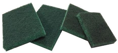 Rectangular Green Scrub Pad