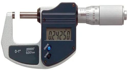 Chromium Steel Digital Micrometer