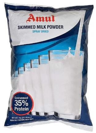 Amul Skimmed Milk Powder, Packaging Type : Packet