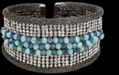 Yazuri Ocean Beaded Arian Cuff