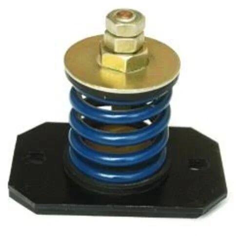 Rubber Steel Open Spring Mount, for Industrial, Color : Black Blue