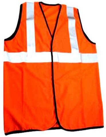 Polyester Plain Safety Jacket, Size : Free Size