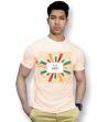 Effit Mixed Colors Light Peach Mega Print T-Shirt