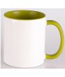 Yellow Handle Colour Mug