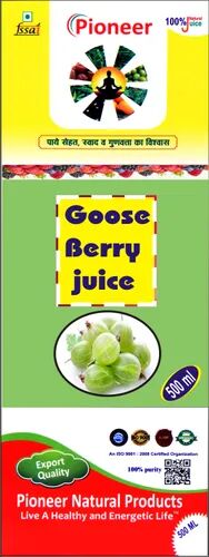Goose Berry Juice, Packaging Size : 500 ml, 1000 ml