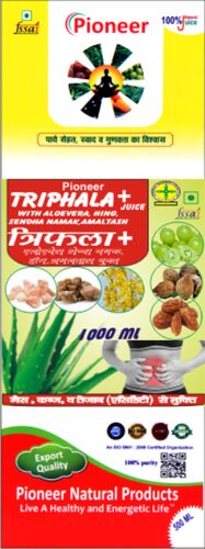 Pioneer Triphala Juice, Packaging Size : 1000 Ml
