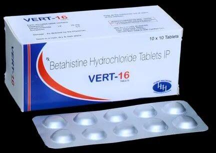 Betahistine tablets, Type Of Medicines : Allopathic