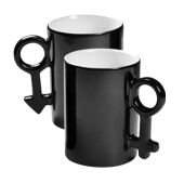 10oz Couple Color Changing Mugs-Black
